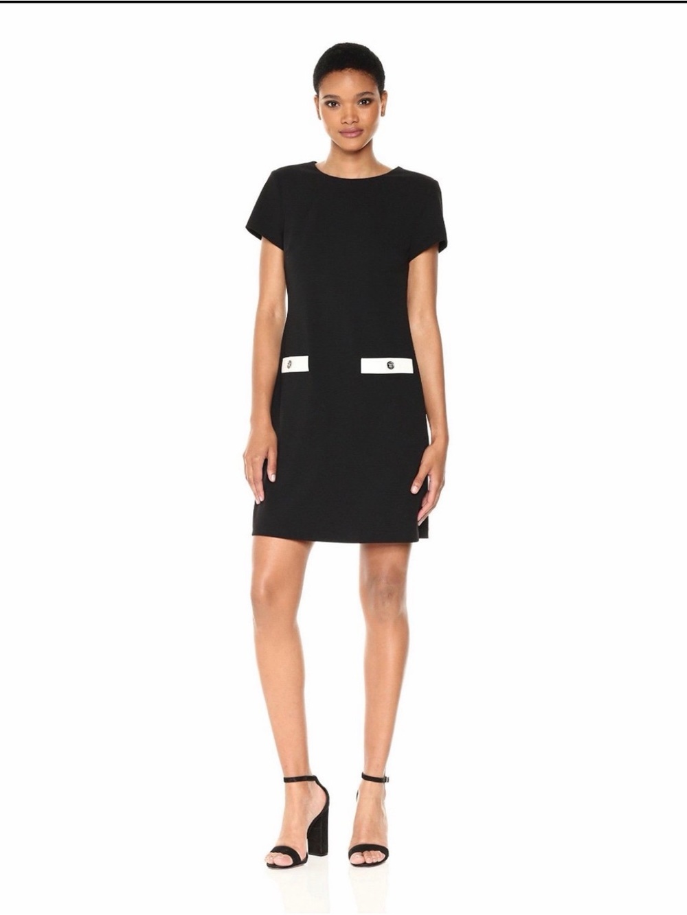 Tommy Hilfiger Scuba Crepe Short Sleeve Dress